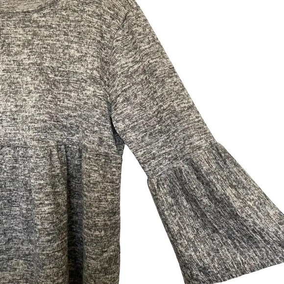 Ces Femme Bell Sleeve Babydoll Top Size 2X Oversized Blouse Boho - Picture 3 of 6